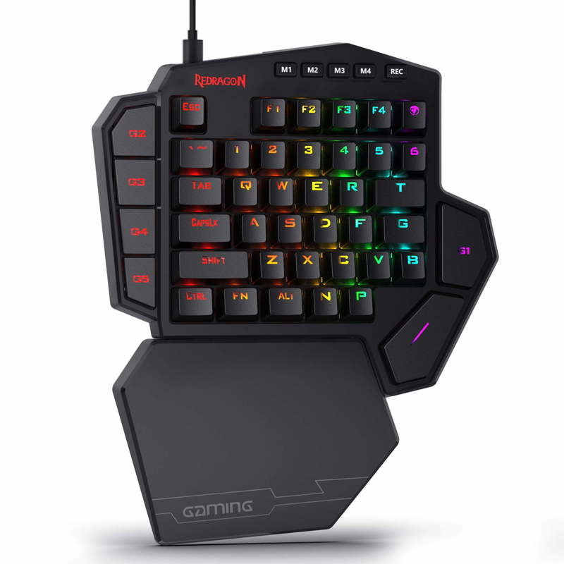 Gaming Keyboard 1 Hand - Redragon K585 DITI Teclado mecânico para