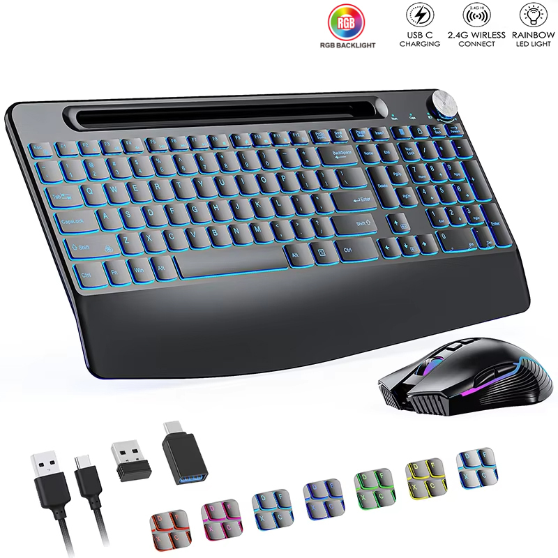 Gaming Keyboard Mouse Combo - Combinação de teclado e mouse sem