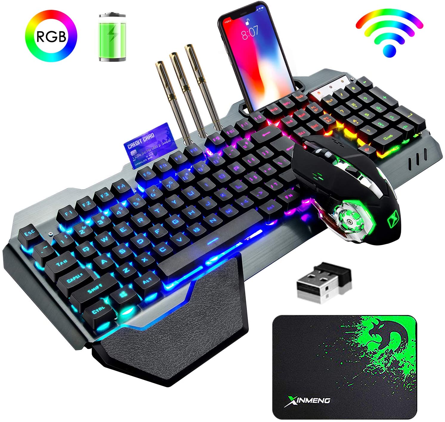 Gaming Keyboard Mouse Combo - Combinação de teclado e mouse para