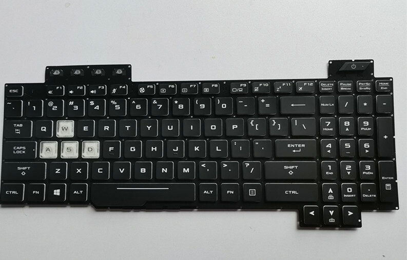 Gaming Keyboard Backlit - Teclado retroiluminado branco dos EUA para