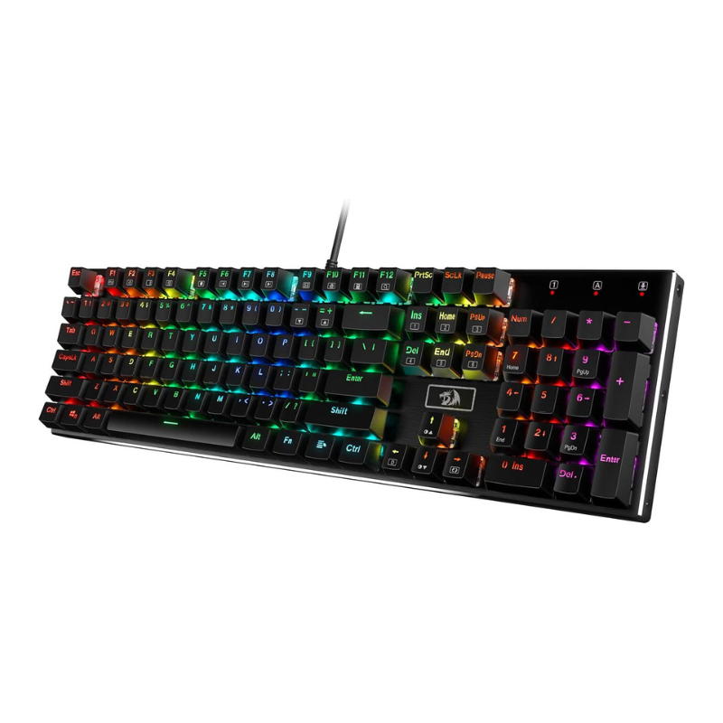 Gaming Keyboard No Noise - Redragon-K556 Teclado mecânico com fio, LED