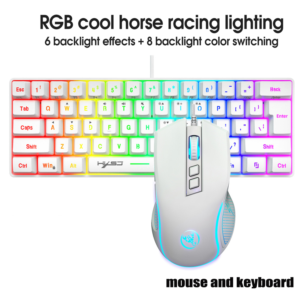 Gaming Keyboard Mouse Combo - Kit Gamer de Teclado e Mouse,