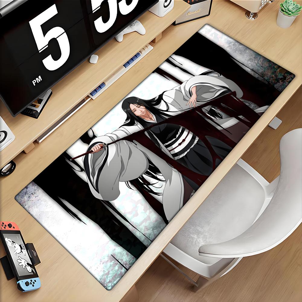 Gaming Keyboard Higround - Grande mouse pad preto branco anime