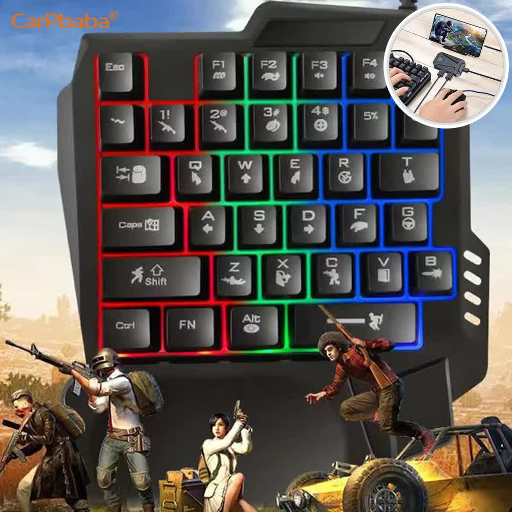 Gaming Keyboard 1 Hand - Kit de jogos USB para uma