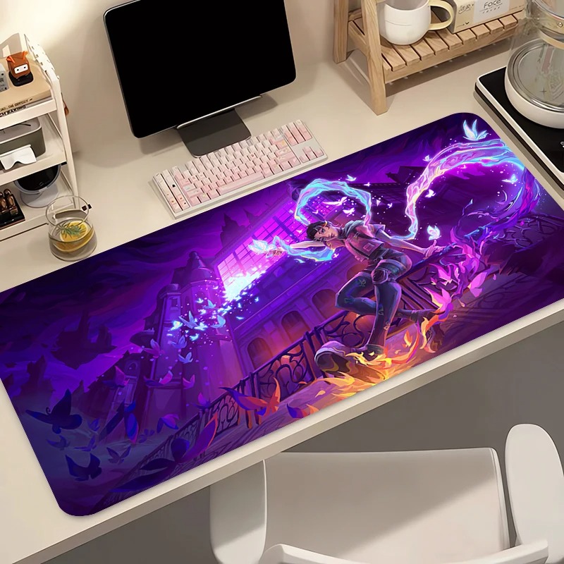 Gaming Keyboard Esports - Mouse Pad Gamer para Computador Anime