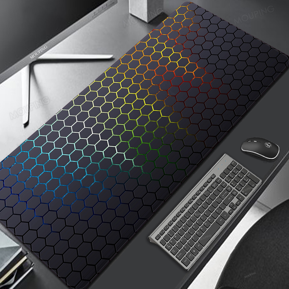 Rosa treliça mouse pad kawaii  - Gaming Keyboard Mouse Combo avaliação e preço