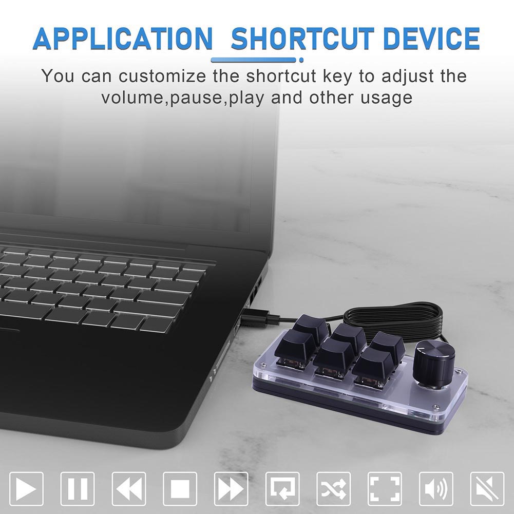 Teclado Mecânico para Jogos co - Gaming Keyboard 1 Hand avaliação e preço