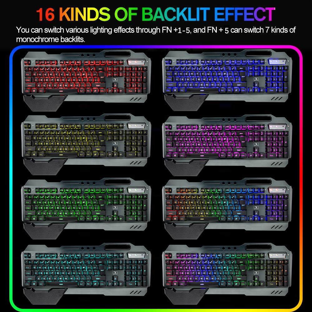 Combinação de teclado e mouse  - Gaming Keyboard Mouse Combo avaliação e preço
