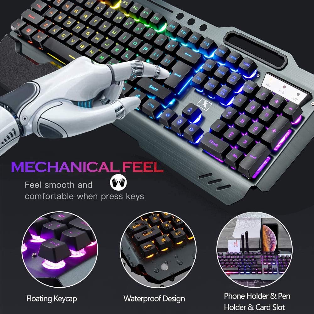 Combinação de teclado e mouse  - Gaming Keyboard Mouse Combo avaliação e preço