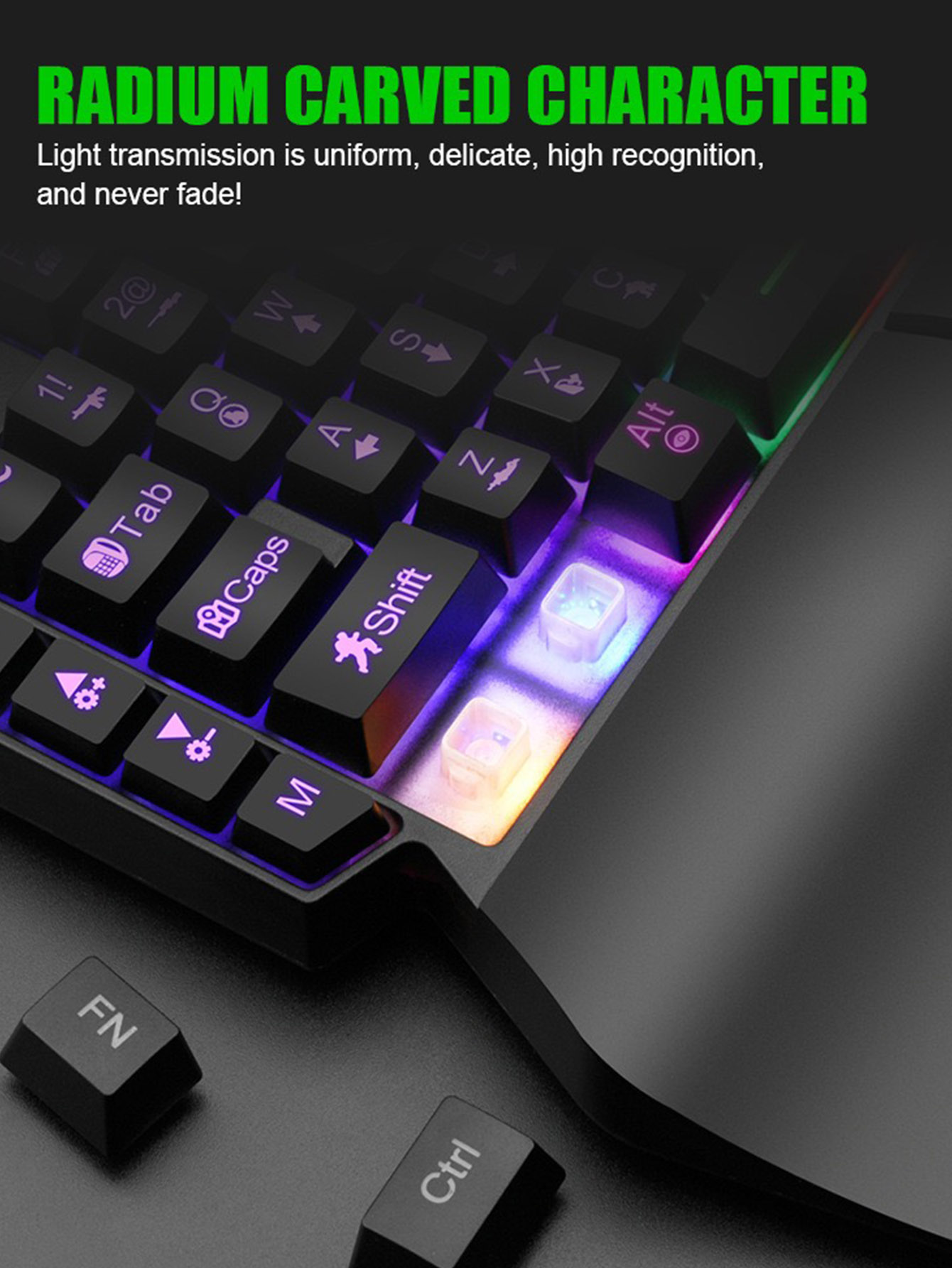 Teclado Mecânico de Jogo com F - Gaming Keyboard 1 Hand avaliação e preço