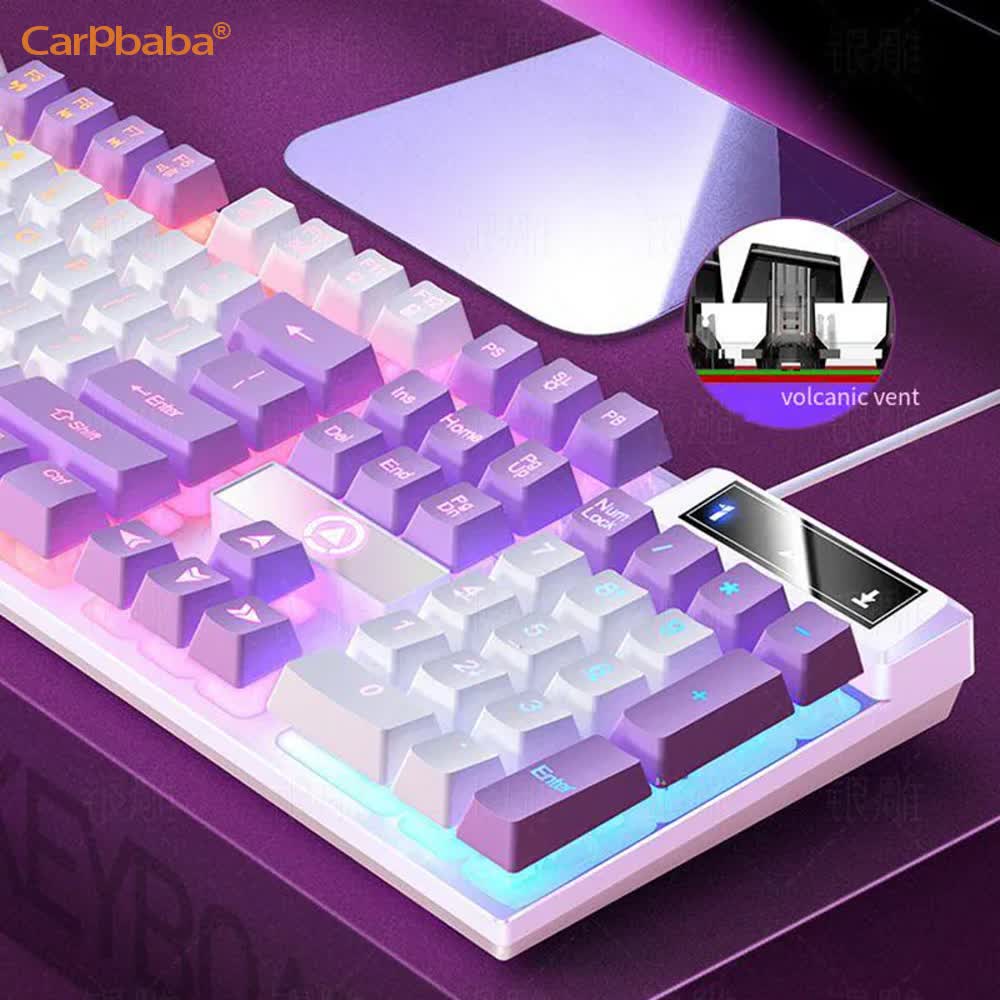 Carpbaba k500 104 teclas usb c - Gaming Keyboard And Mouse For Xbox avaliação e preço