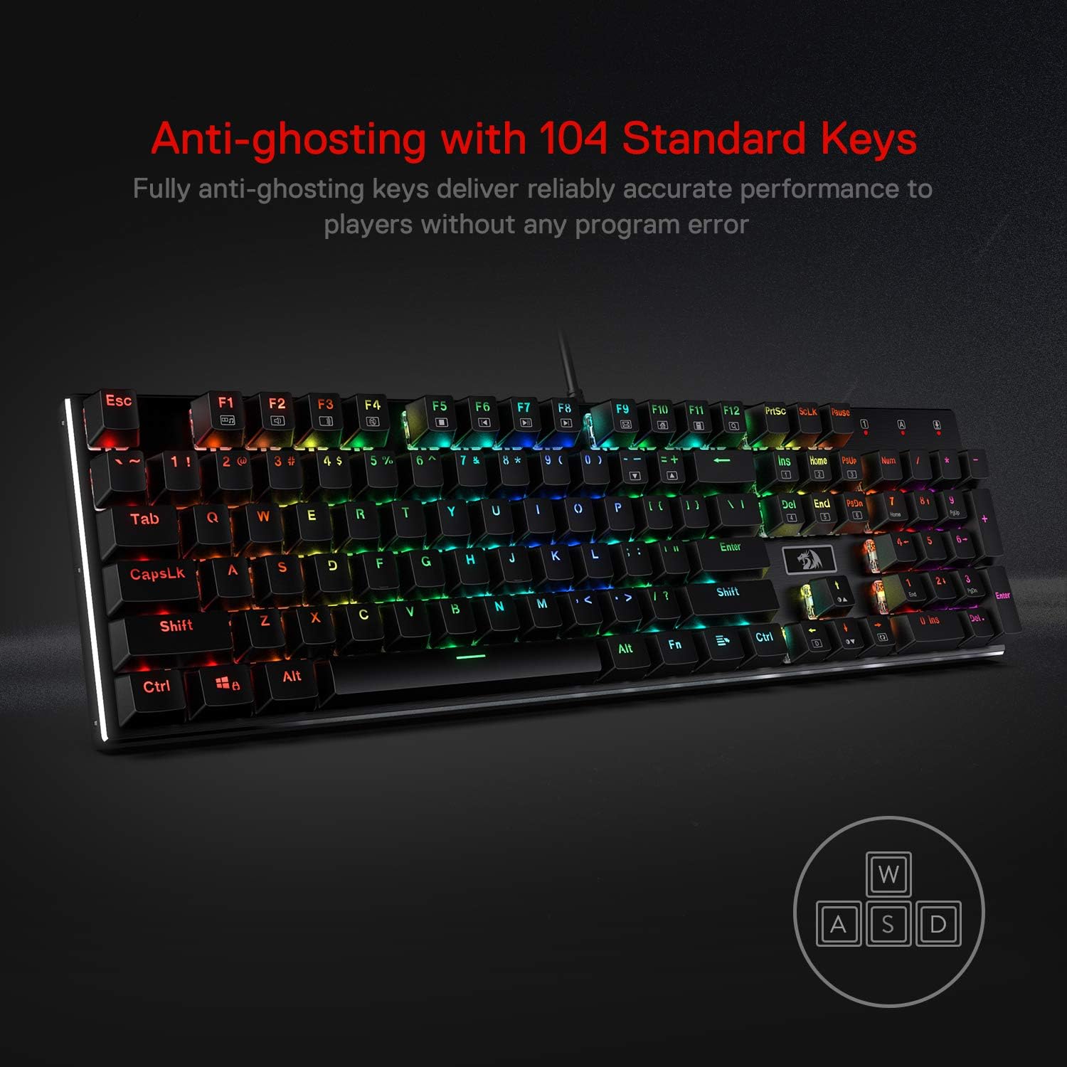 Redragon-K556 Teclado mecânico - Gaming Keyboard No Noise avaliação e preço