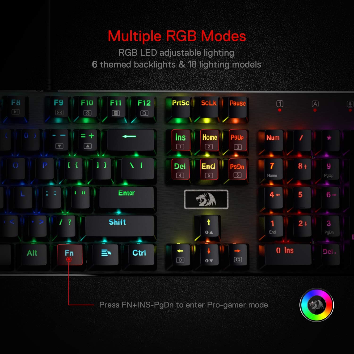 Redragon-K556 Teclado mecânico - Gaming Keyboard No Noise avaliação e preço