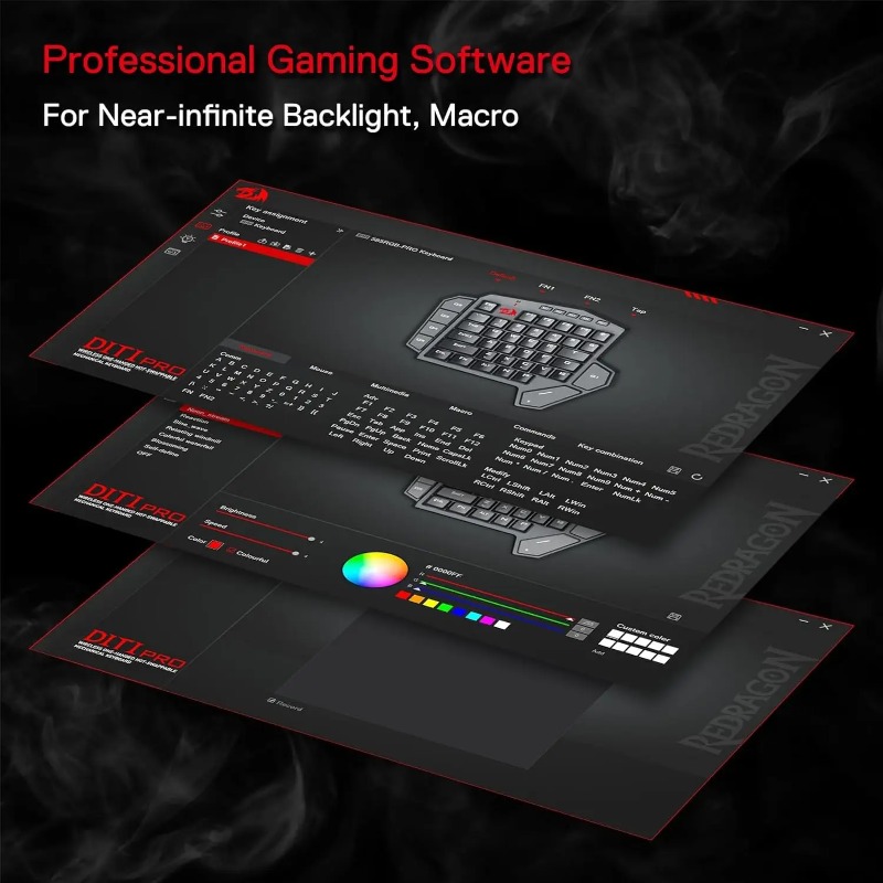 Novo Teclado Mecânico Sem Fio  - Gaming Keyboard 1 Hand avaliação e preço