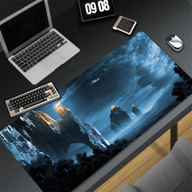 Mousepad de borracha mouse pad - Keyboard Mouse Bundle Gaming avaliação e preço