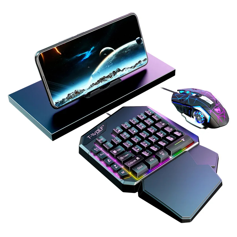 Conjunto 5 em 1 com 35 teclas, - Gaming Keyboard 1 Hand avaliação e preço