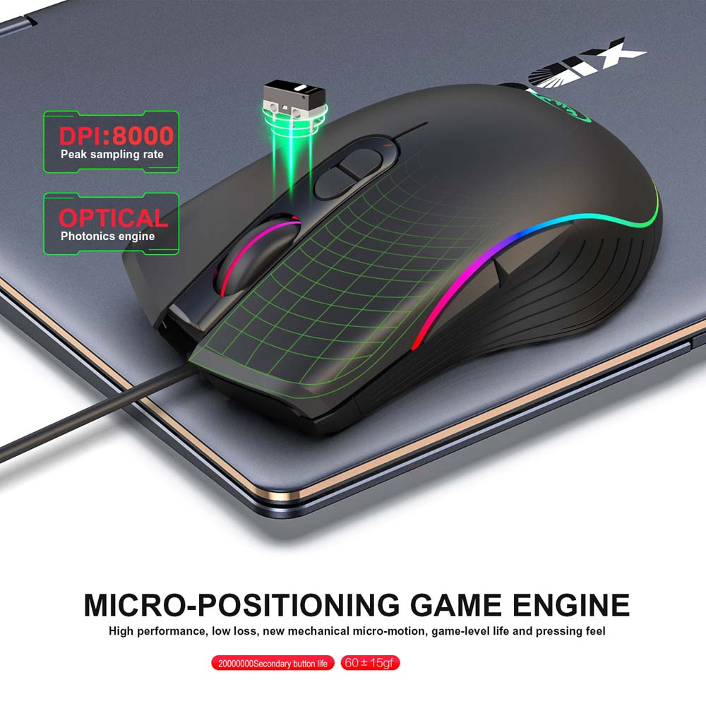 Combo de Teclado e Mouse para  - Gaming Keyboard Mouse Combo avaliação e preço
