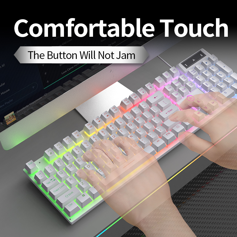 Teclado para jogos USB com fio - Gaming Keyboard And Mouse For Xbox avaliação e preço