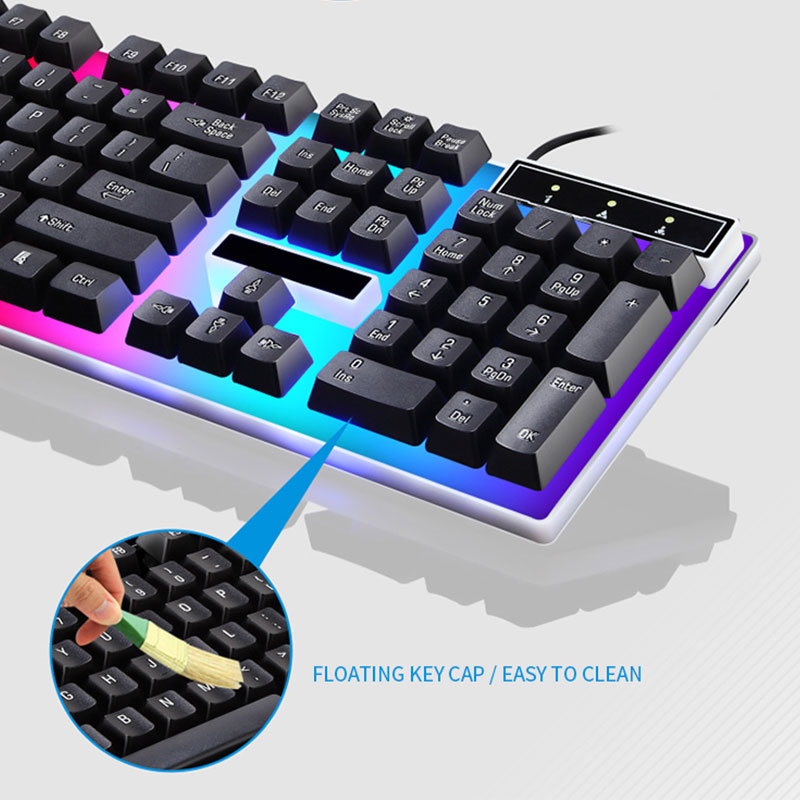 Teclado para jogos RGB Kit de  - Gaming Keyboard Mouse Combo avaliação e preço