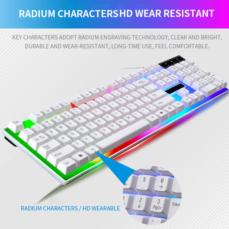 Teclado para jogos RGB Kit de  - Gaming Keyboard Mouse Combo avaliação e preço