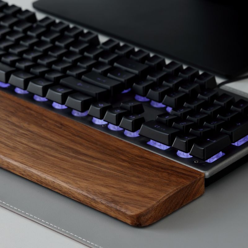 Teclado de madeira maciça desc - Gaming Keyboard Mouse Combo avaliação e preço