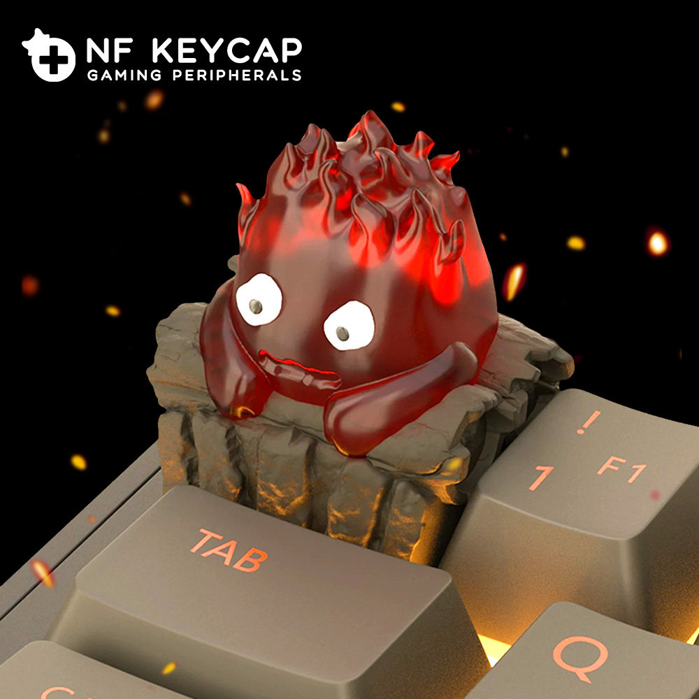 Tecla NF Calcifer Howls Moving - Gaming Keyboard Backlit avaliação e preço