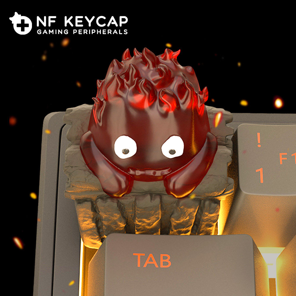 Tecla NF Calcifer Howls Moving - Gaming Keyboard Backlit avaliação e preço