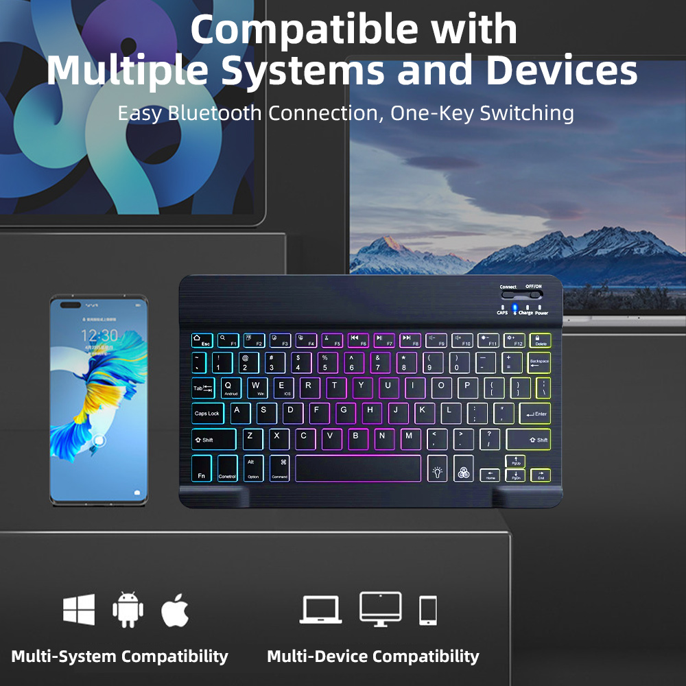 Teclado Bluetooth Retroilumina - Gaming Keyboard Mouse Combo avaliação e preço