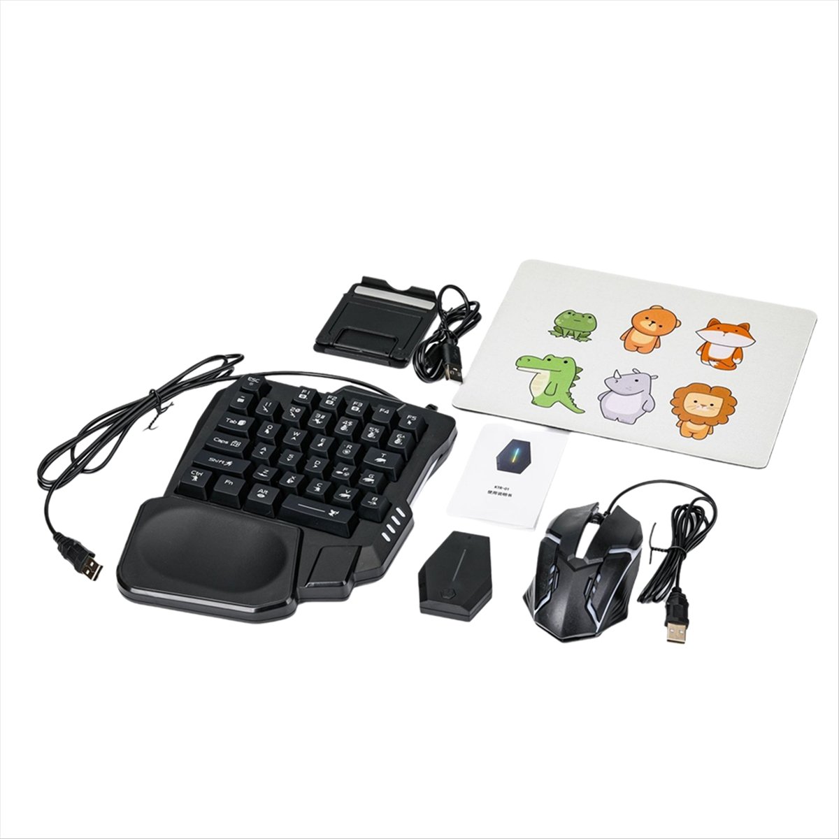 ★ ▲   Teclado Gamer Ergonômico - Gaming Keyboard And Mouse Converter For Mobile avaliação e preço