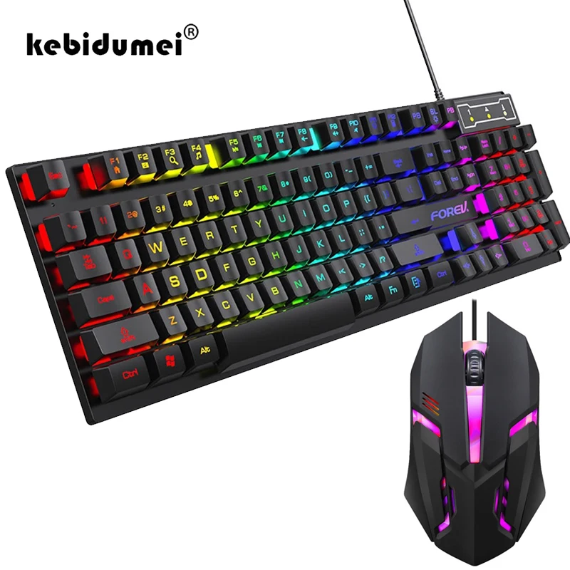 Teclado mecânico retroiluminad - Gaming Keyboard And Mouse For Xbox avaliação e preço