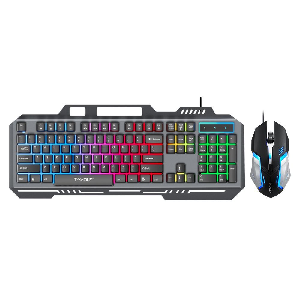 T WOLF TF600 Teclado para jogo - Gaming Keyboard Mouse Combo avaliação e preço