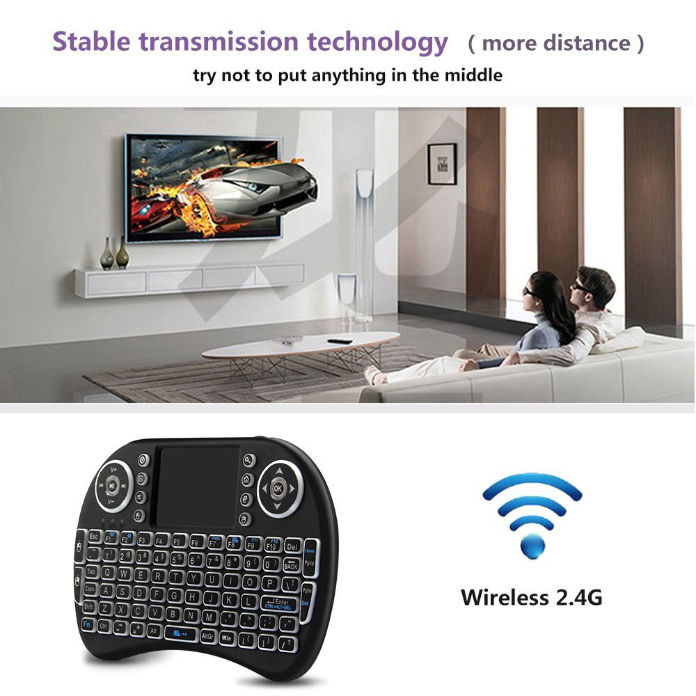 Mini teclado sem fio retroilum - Gaming Keyboard Mouse Combo avaliação e preço