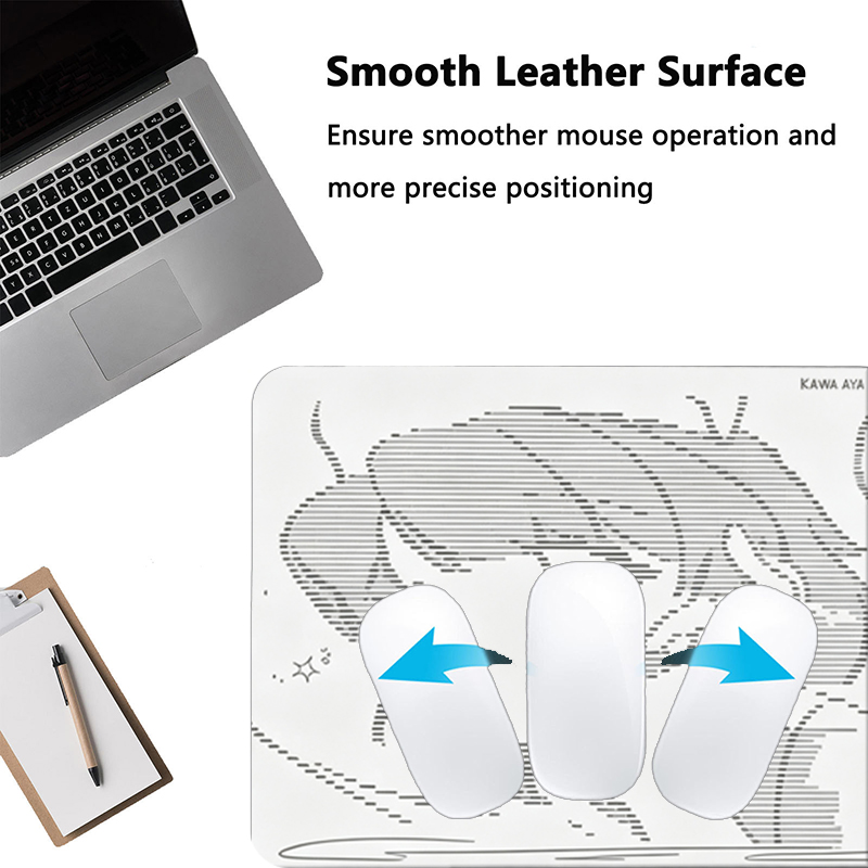 1Pç Mouse Pad de Couro Anime A - Gaming Keyboard Nearby avaliação e preço